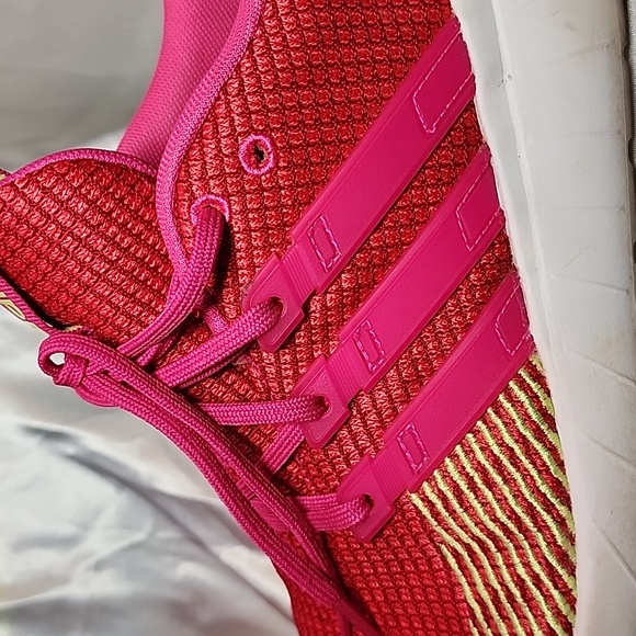 Big Girls Multicolor Adidas Sneakers Size 5 1/2 - Picture 4 of 7